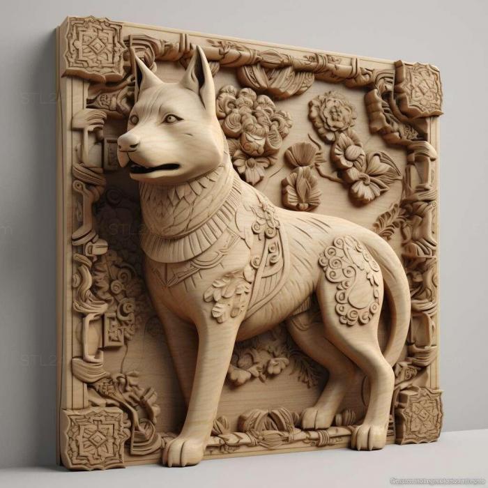 Nature and animals (Akita in Japan 4, NATURE_524) 3D models for cnc